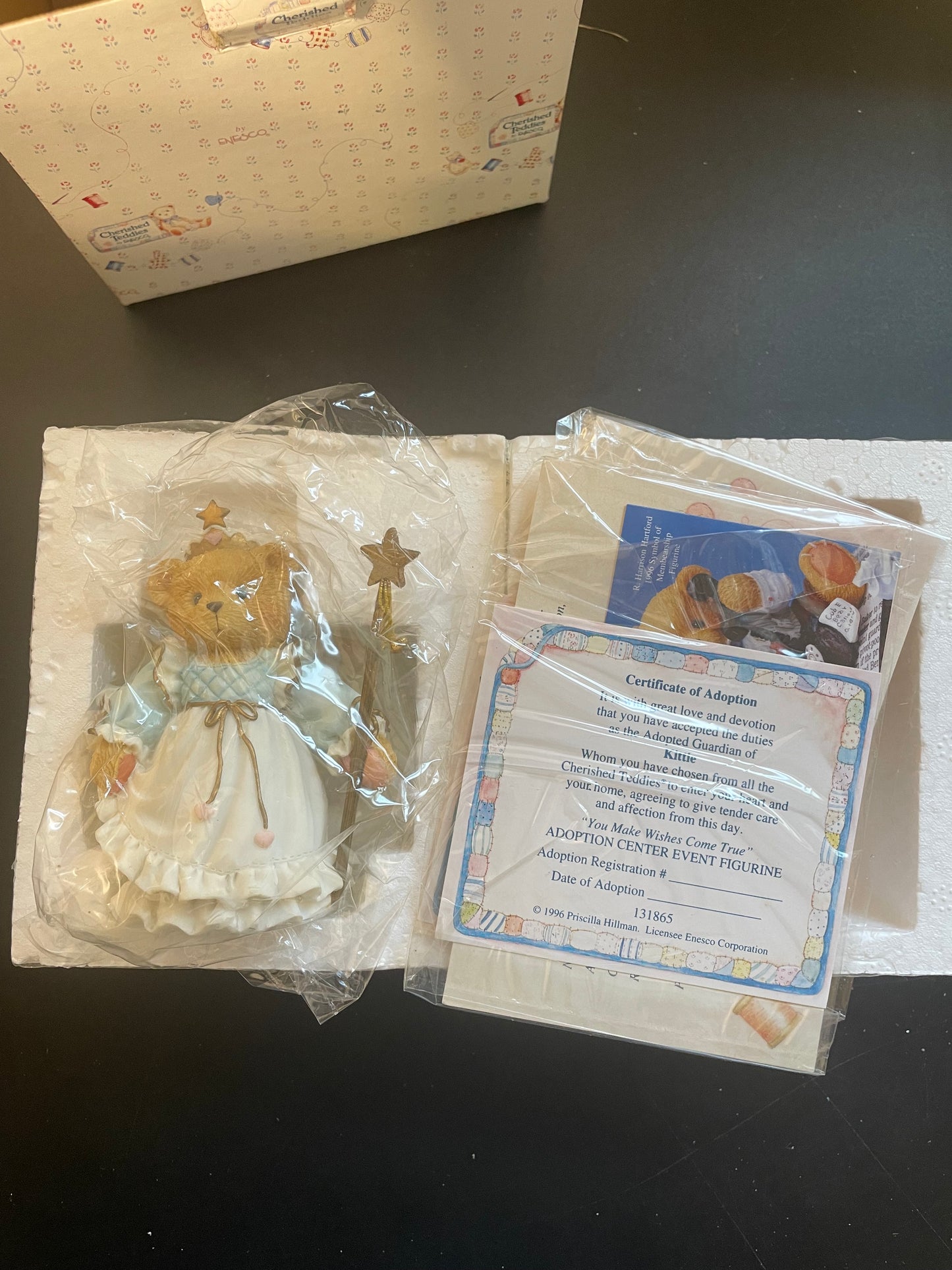 Cherished Teddies - Kittie “You make wishes come true”