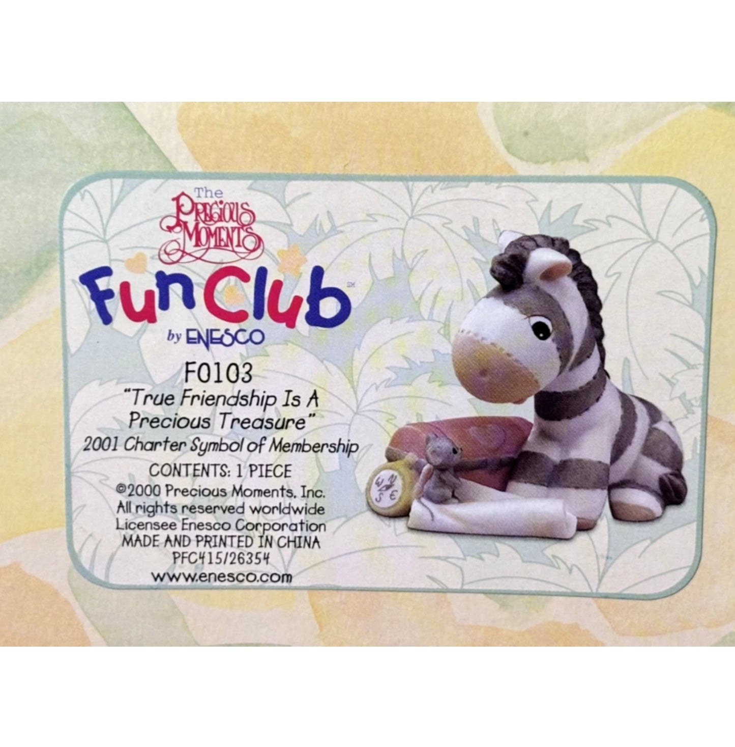 True Friendship Is A Precious Treasure - Precious Moment Figurine
