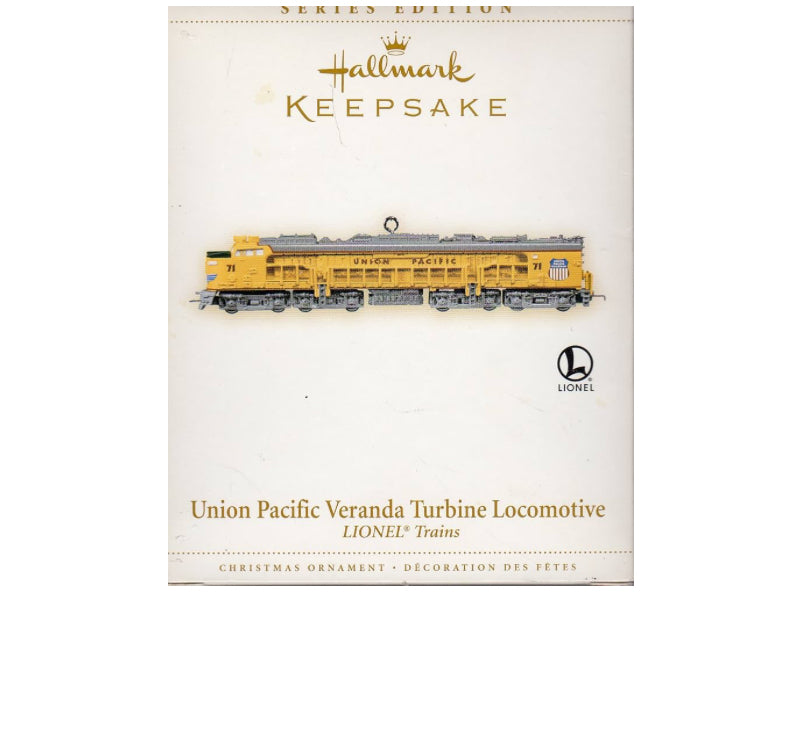 Hallmark 2006 Keepsake Ornament - LIONEL Union Pacific Verana Turbine Locomotive