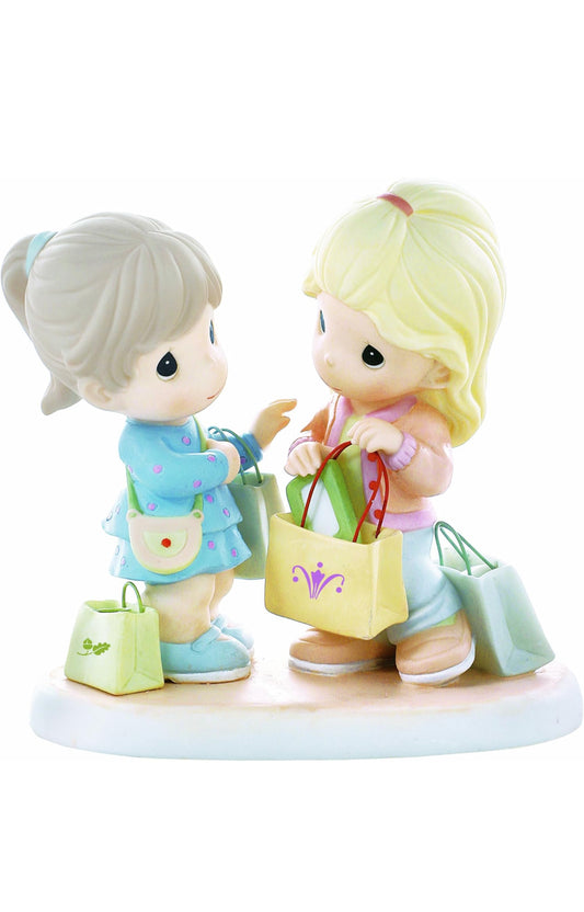 I Get By With A Little Shopping With My Friends - Precious Moments Figurine