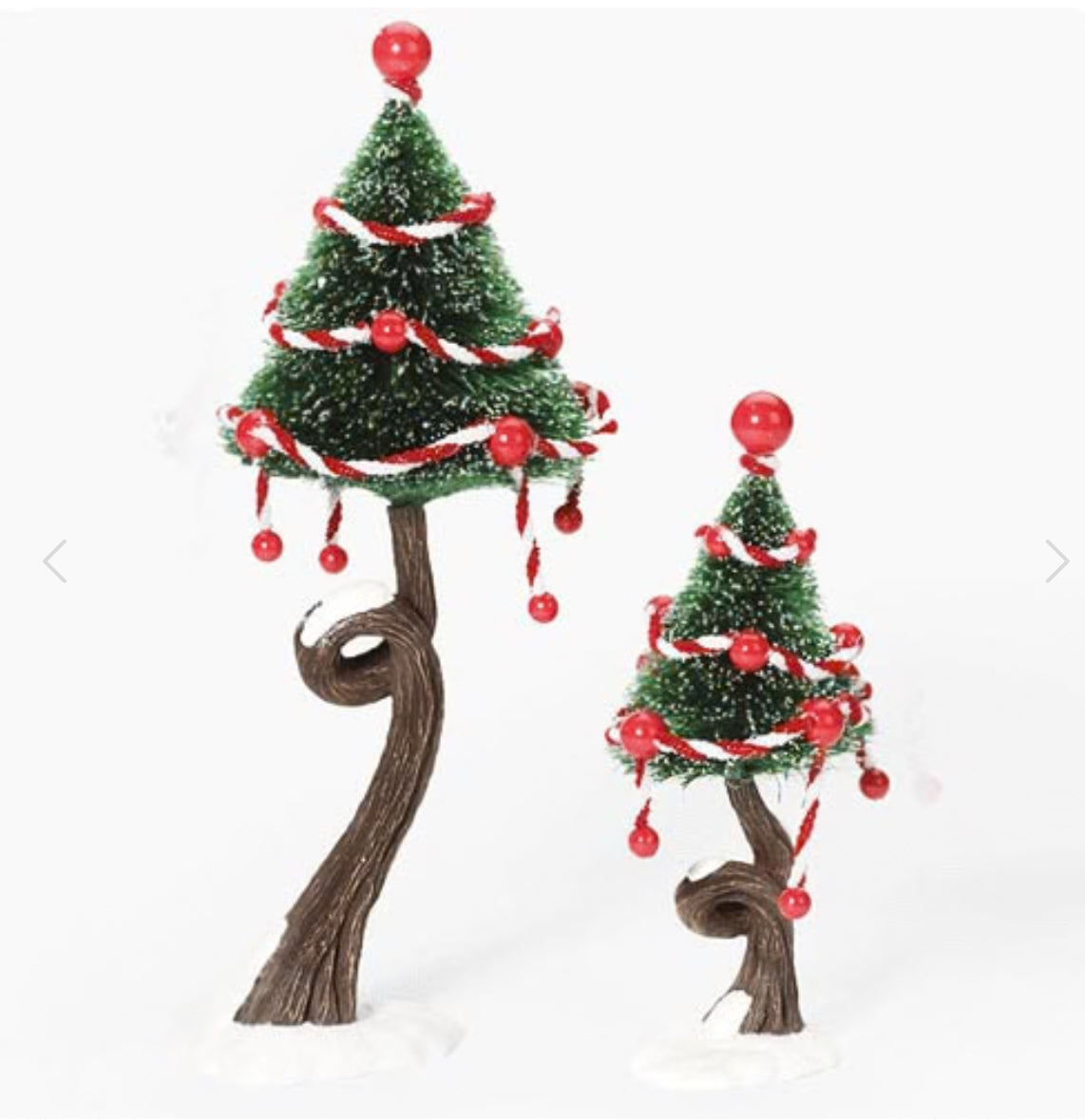 Department 56 - Village Accessories - Peppermint Trees
