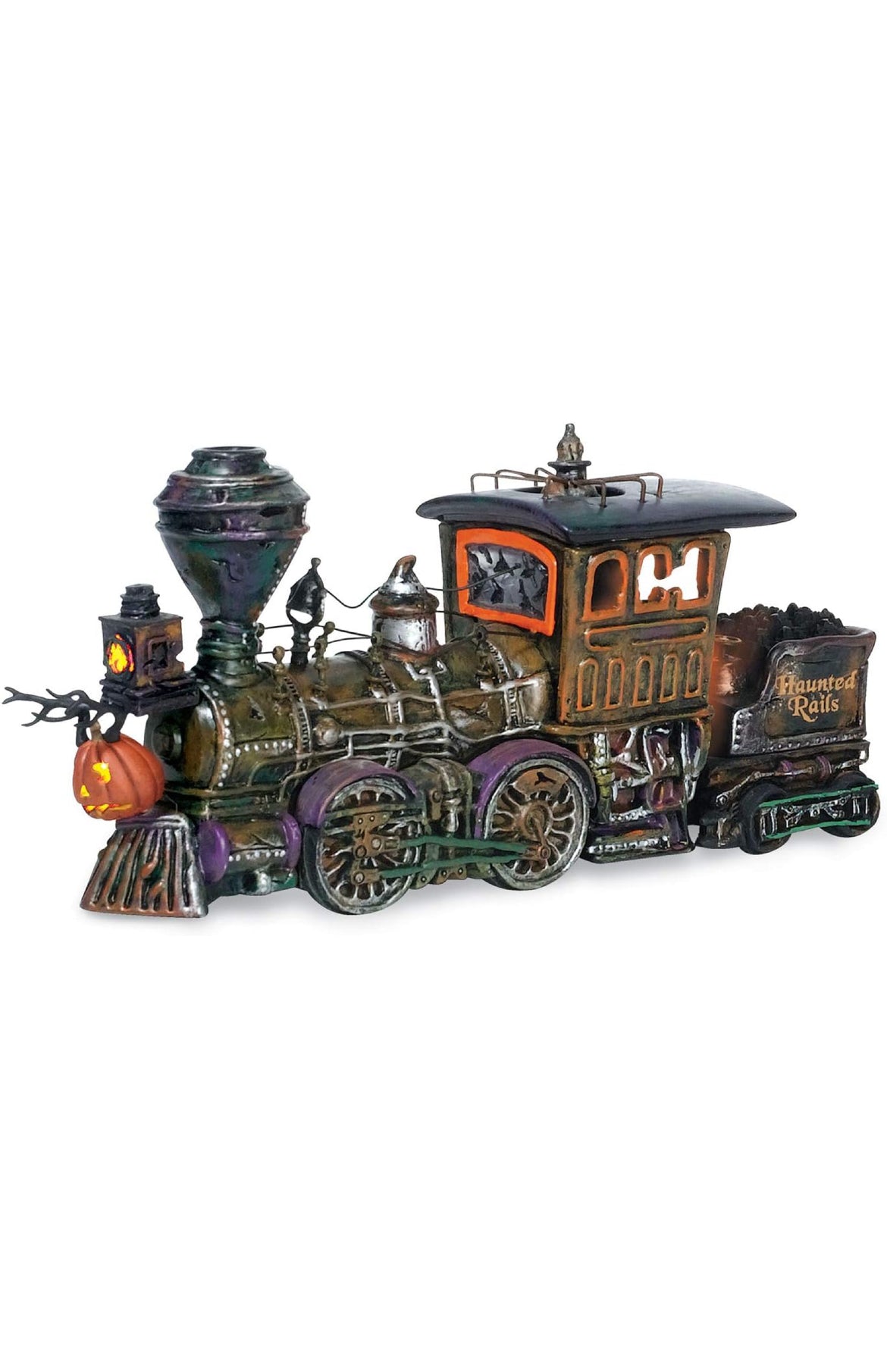 Department 56 - Snow Village - Halloween - Haunted Rails Engine & Coal Car
