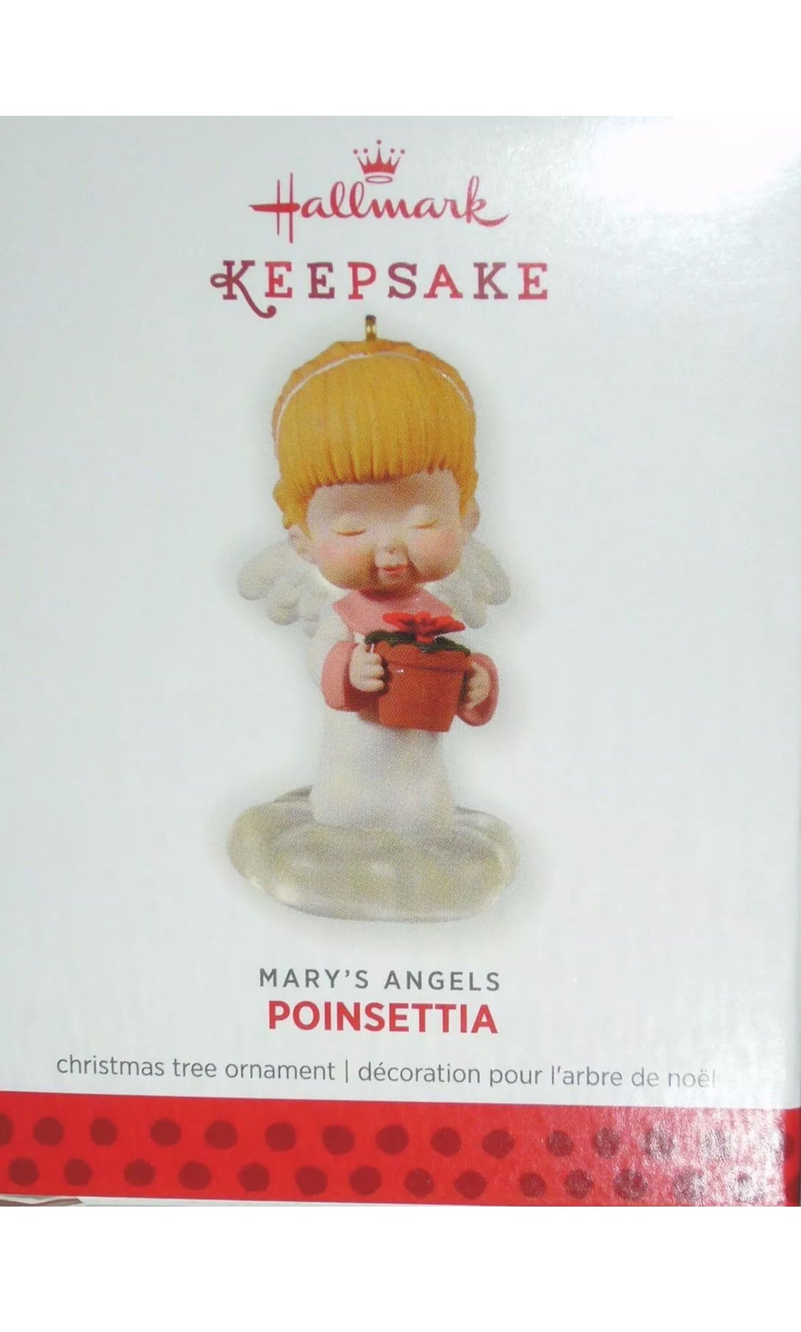 Hallmark 2013 Keepsake Ornament - Mary's Angels - Poinsettia #26