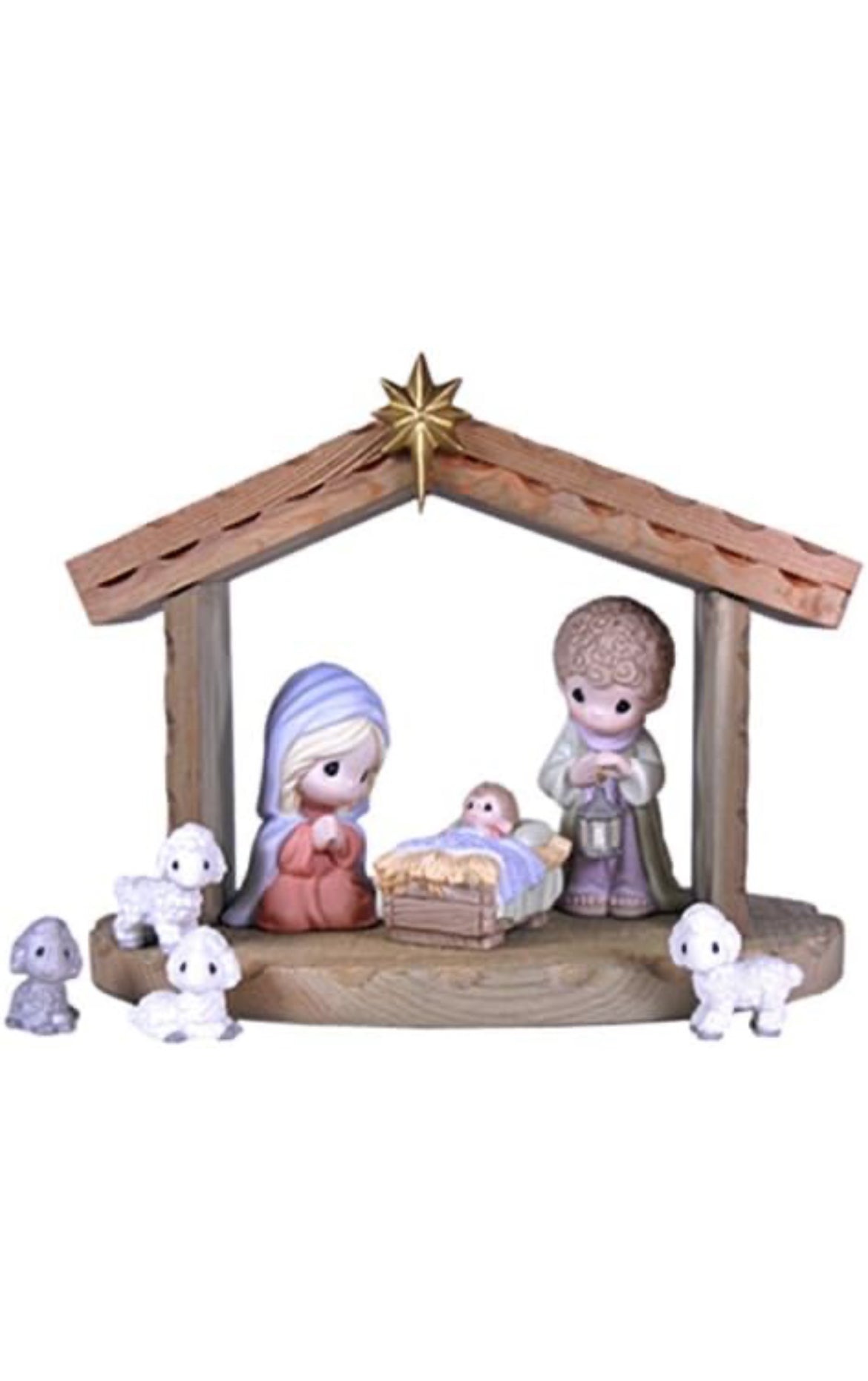 A Savior Is Born - Precious Moments Nativity 8pc Set