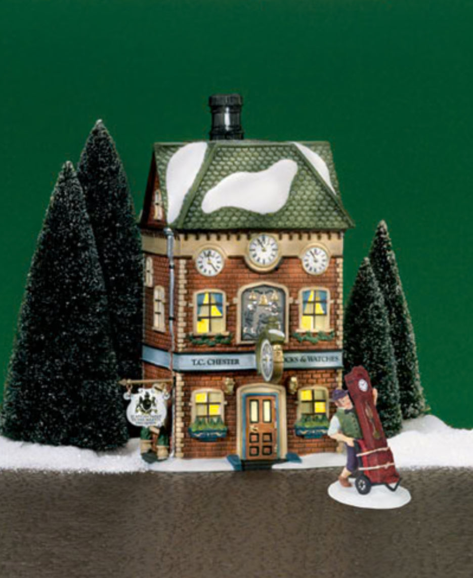 Department 56 - Dickens Village - T.C. Chester Clocks & Watches