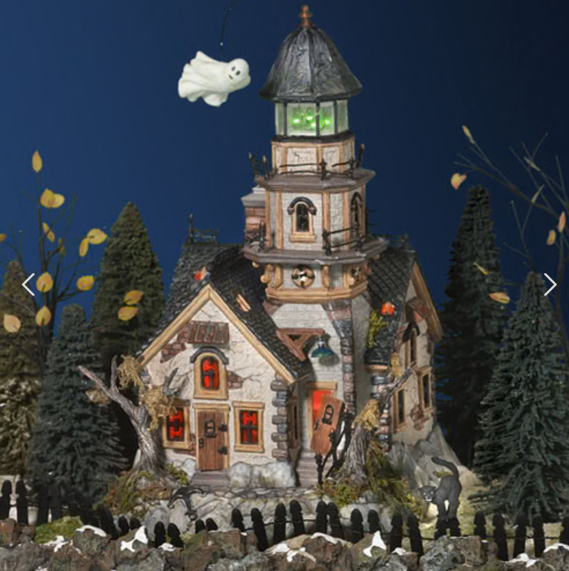 Department 56 - Snow Village - Halloween - Shipwreck Lighthouse