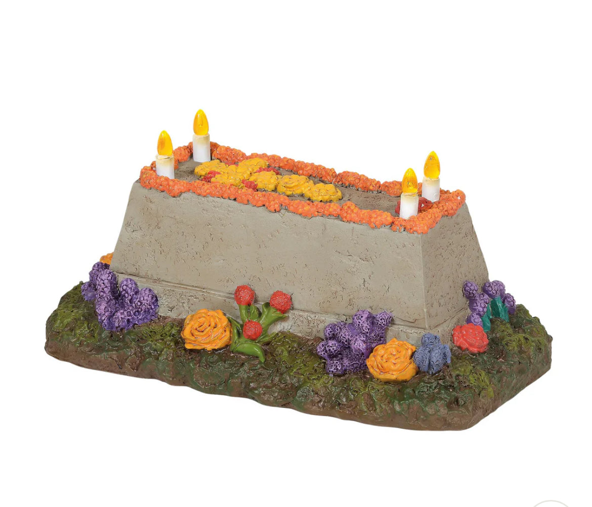 Department 56 - Halloween - Day Of The Dead Lit Memorial