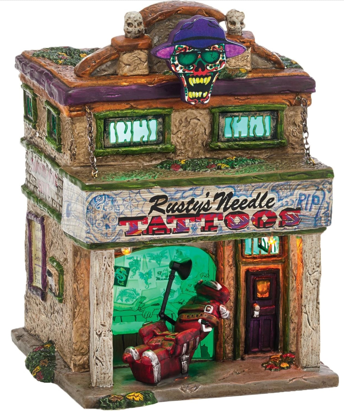 Department 56 - Snow Village - Halloween - Rusty’s Needle