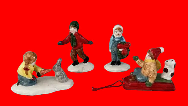 Department 56 -Snow Village - Christmas Children Set of 4