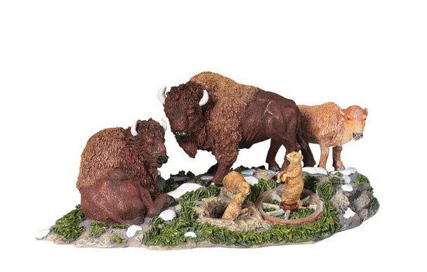 Department 56 - Village Accessories - Buffalo On The Prairie
