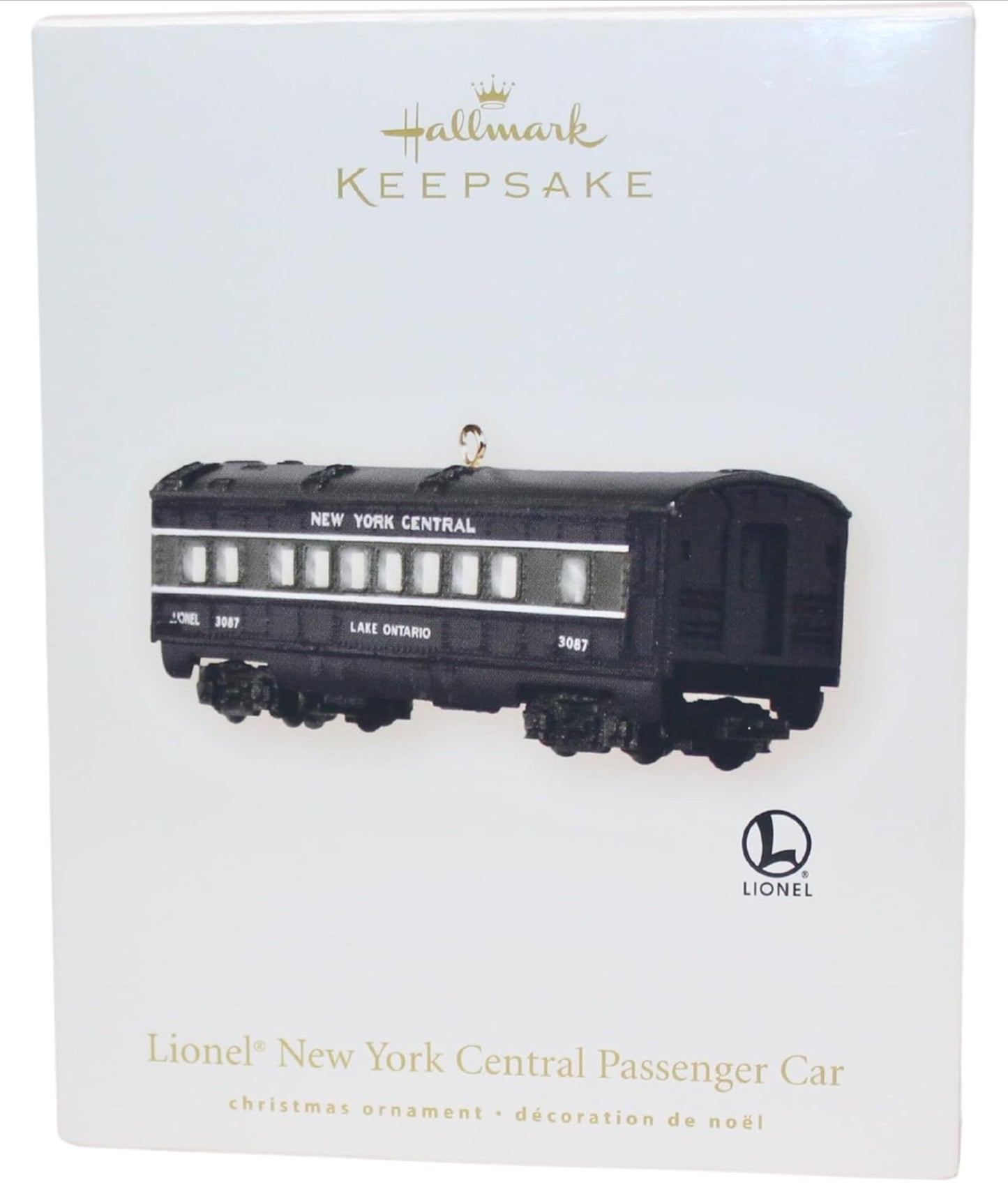 Hallmark 2008 Keepsake Ornament - LIONEL New York Central Passenger Car