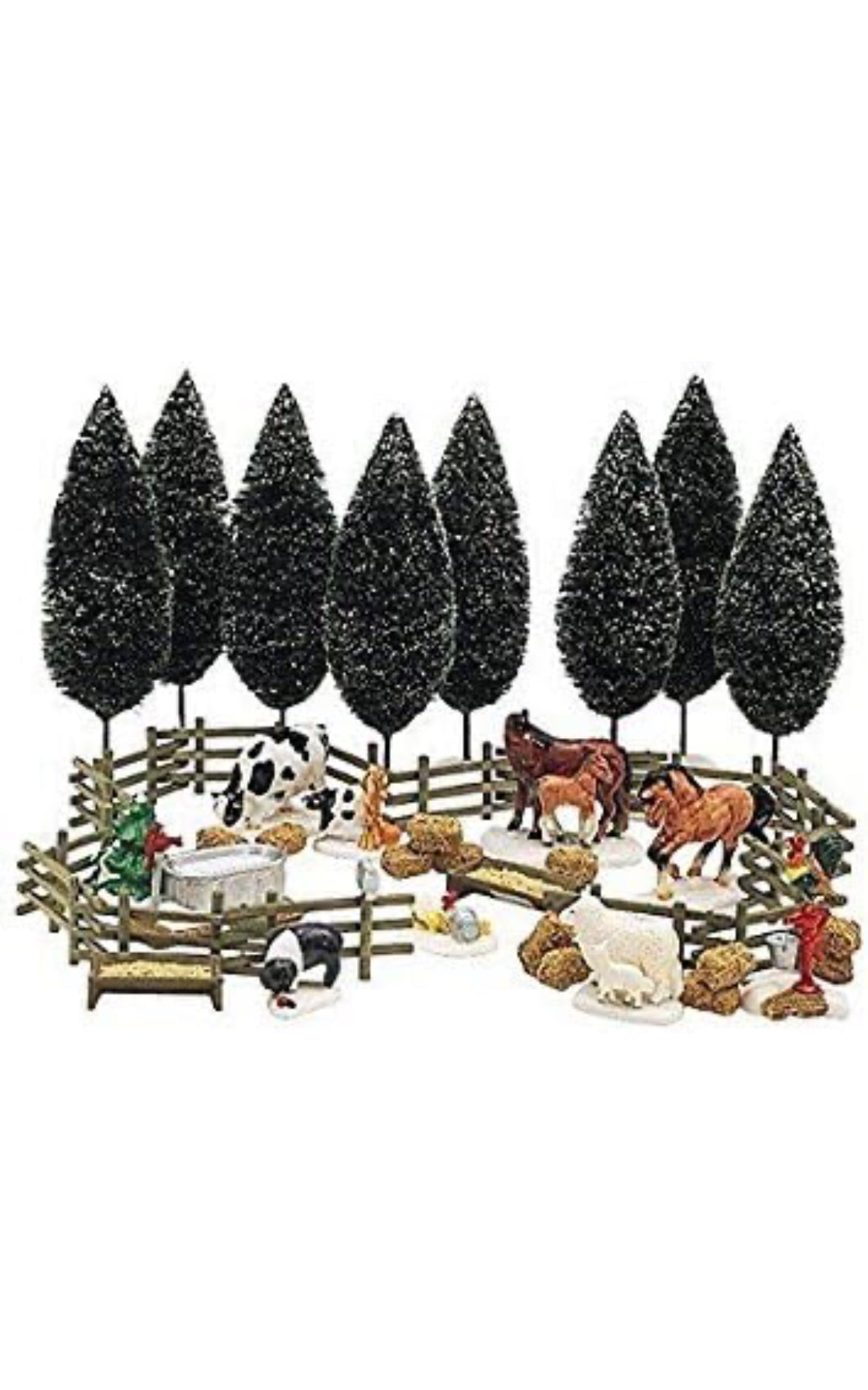 Department 56 - Snow Village - Farm Accessory Set