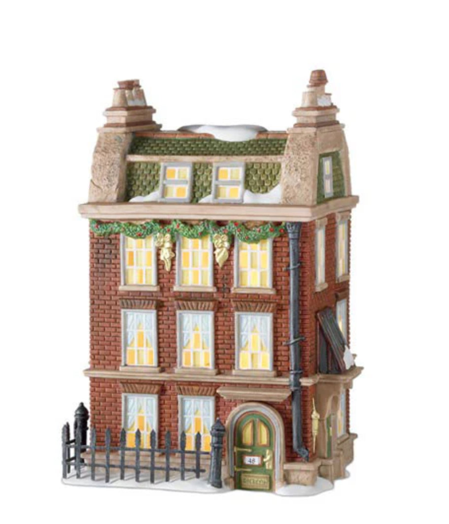 Department 56 - Dickens Village - 48 Doughty St, Home to Charles Dickens