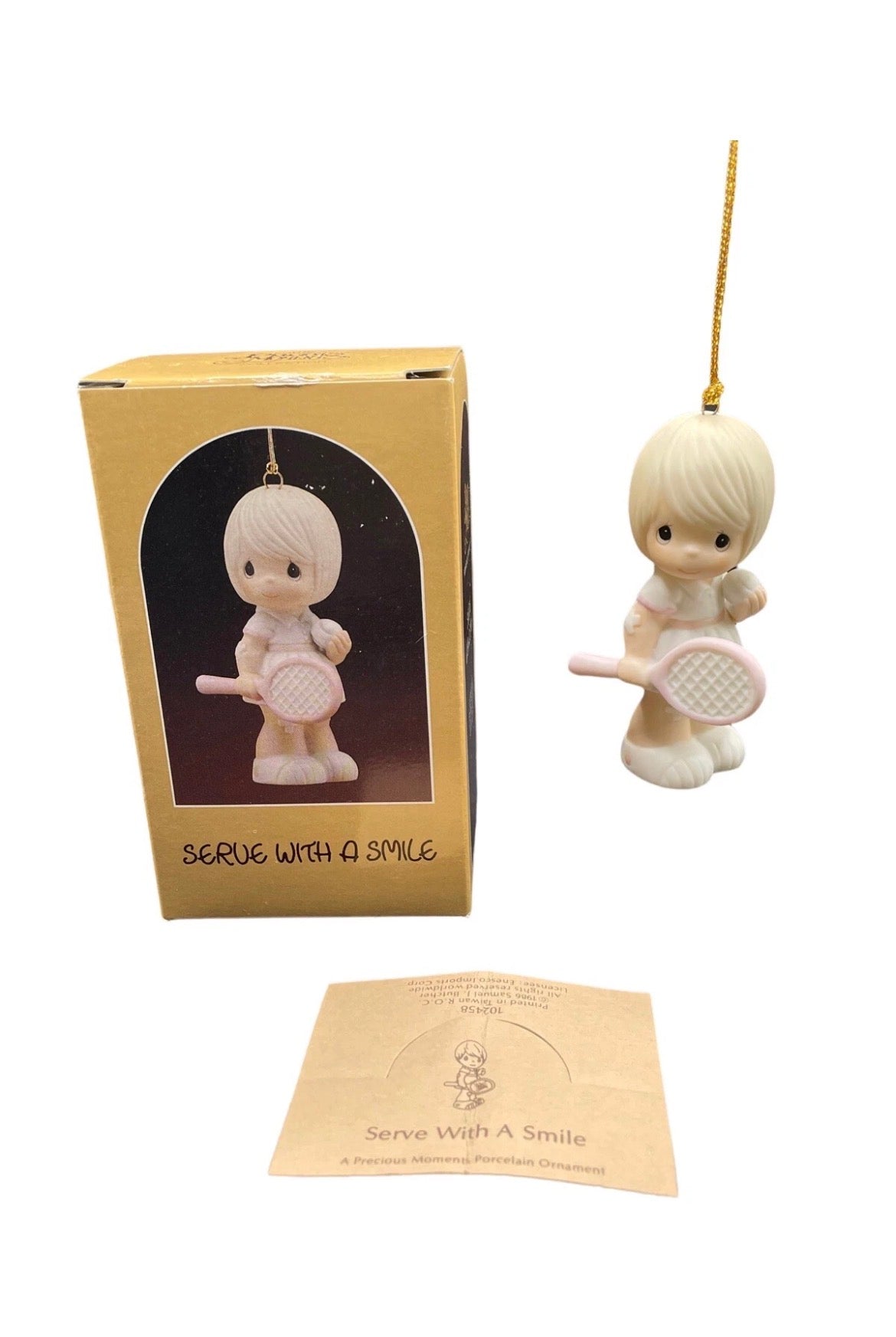 Serve With A Smile - Precious Moment Ornament