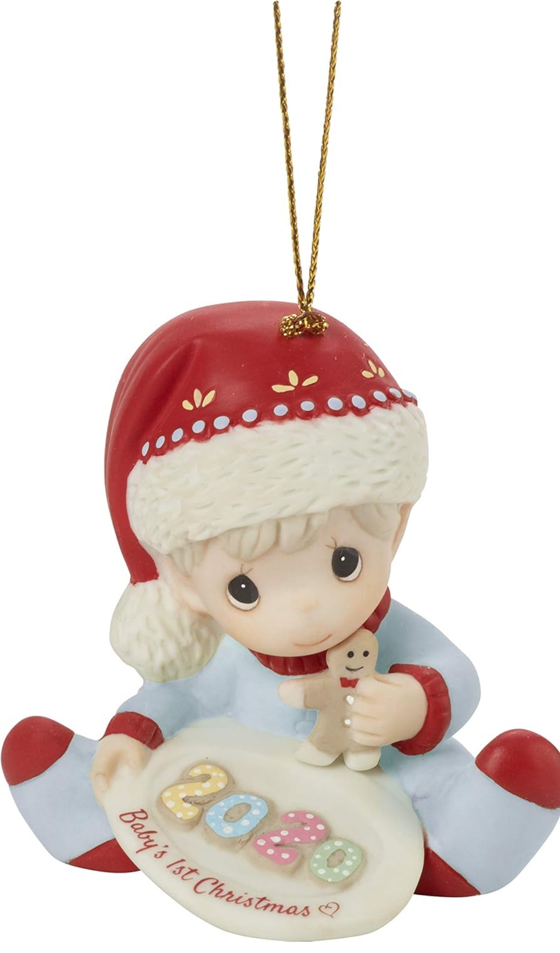 Baby's First Christmas 2020 (Boy) - Precious Moment Ornament