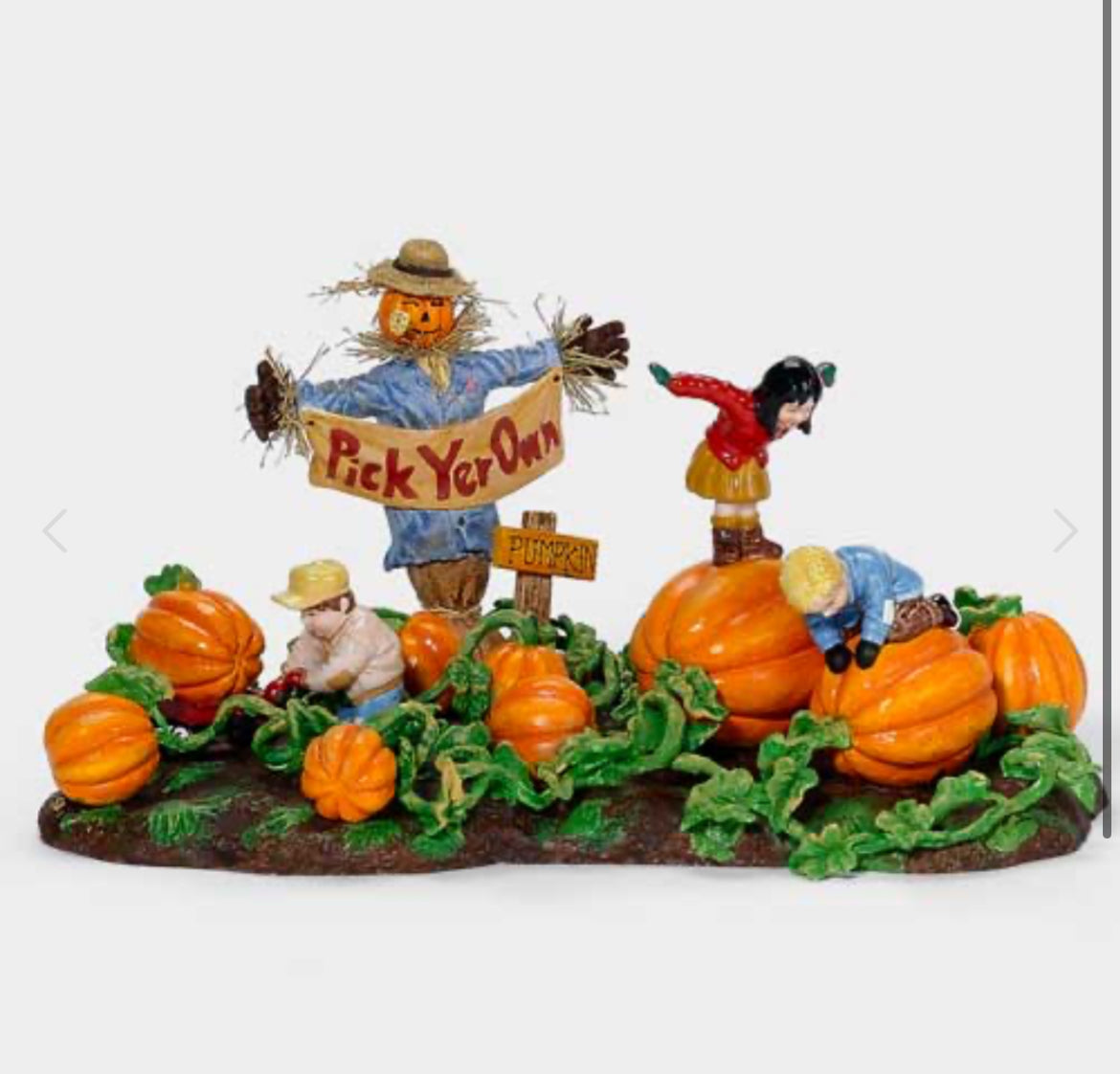 Department 56 - Snow Village - Halloween - Pick Your Own Pumpkins