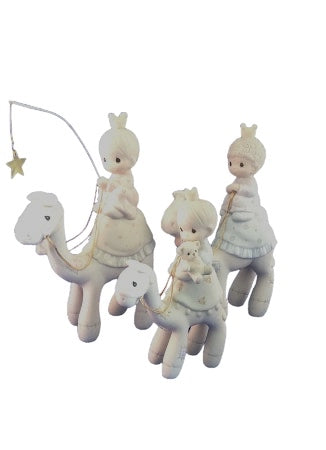 They Followed The Star - Precious Moment Mini Nativity Figurines 108243