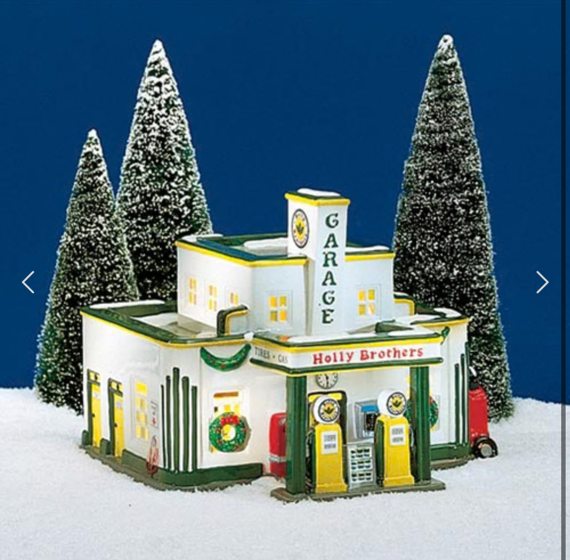 Department 56 - Snow Village - Holly Brothers Garage