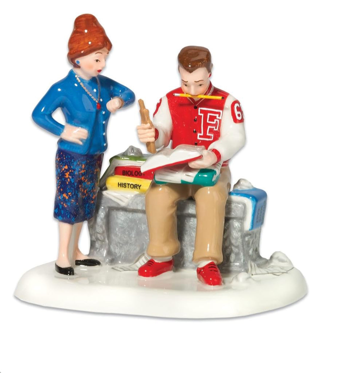 Department 56 - Snow Village - Homework Can't Wait