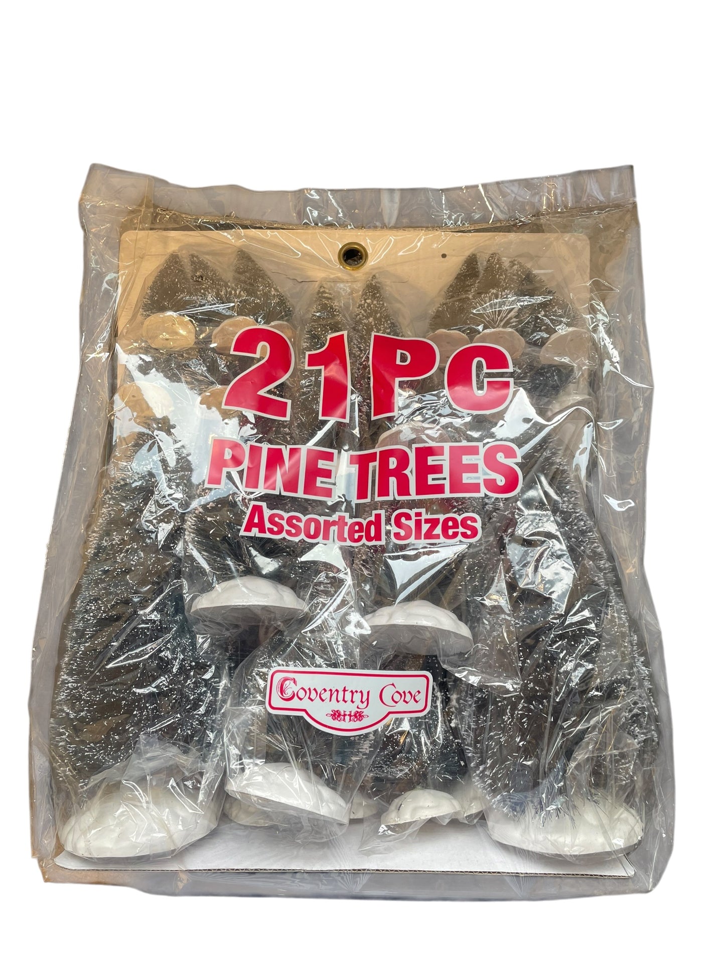 Lemax Coventry Cove 21 pc Pine Trees