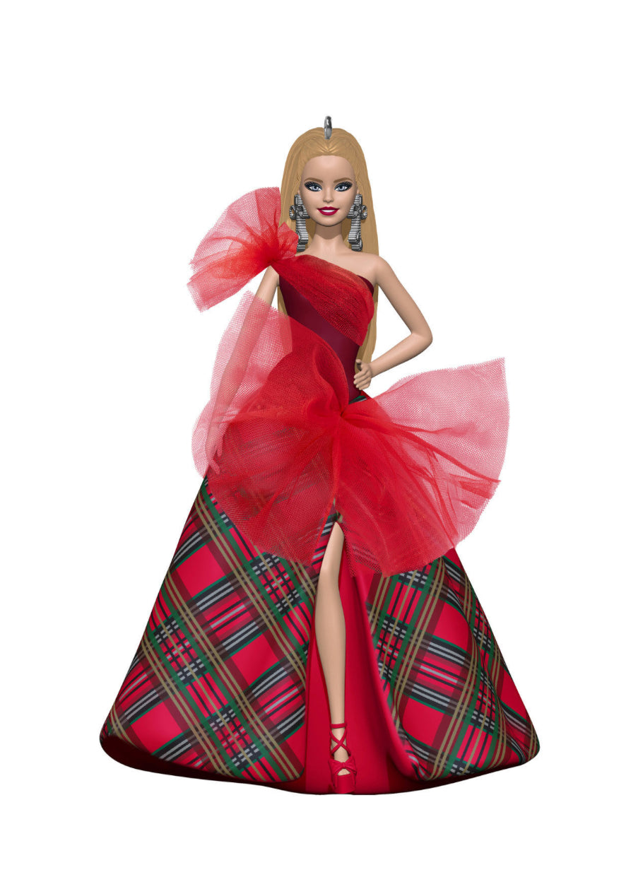 Hallmark 2024 Keepsake Ornament 2024 Holiday Barbie™ Ornament