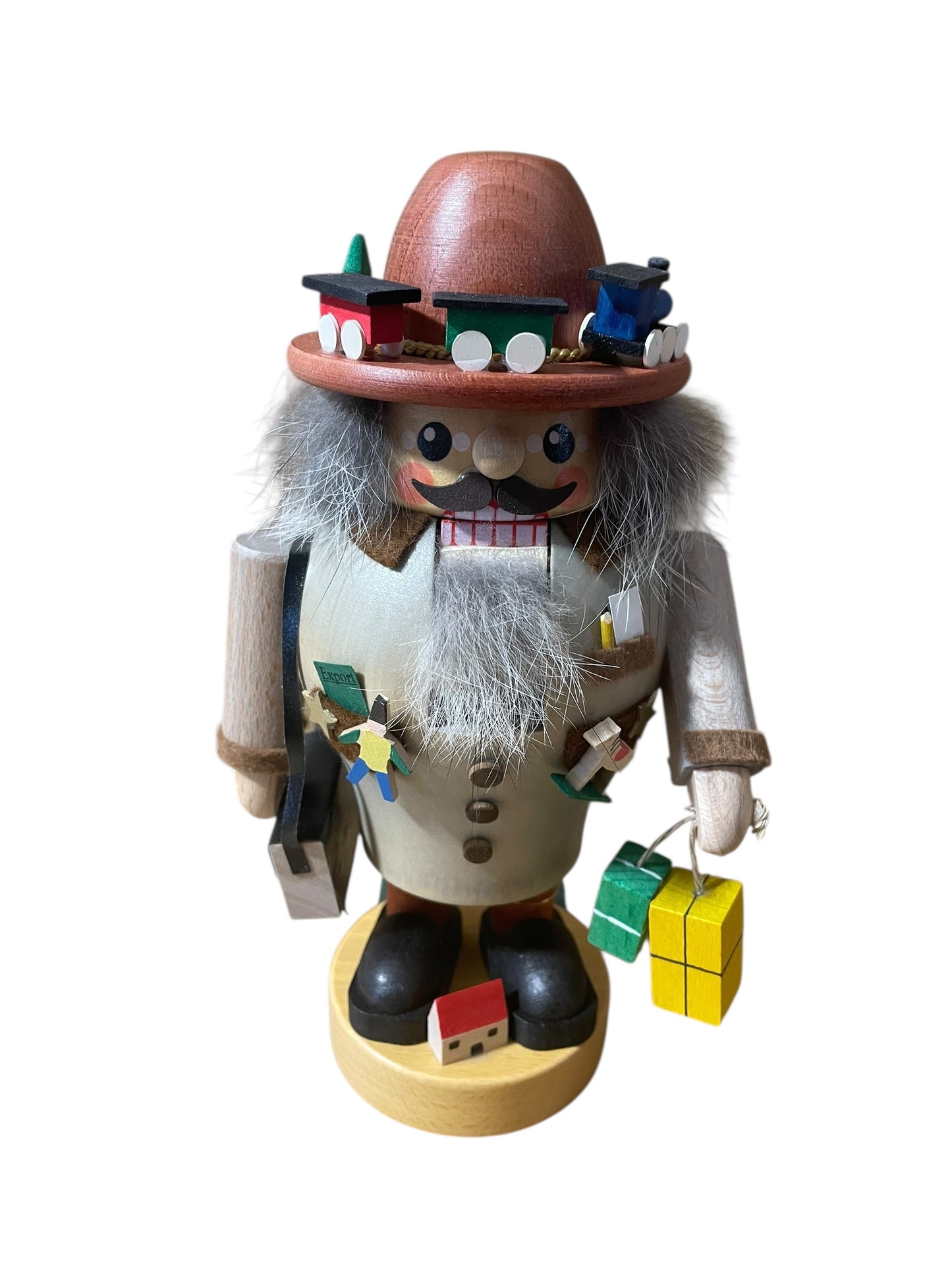 Richard Glasser 8" Nutcracker Erzgebirgische Volkskunst - Toy Seller