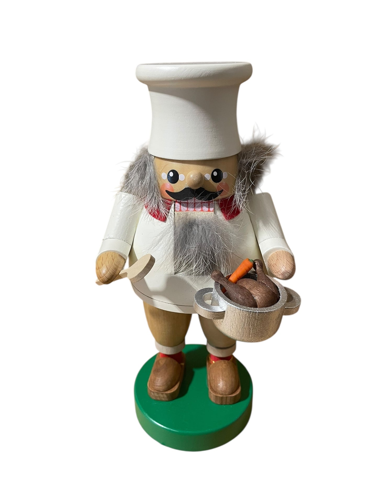 Richard Glasser 8" Nutcracker Erzgebirgische Volkskunst - Chef
