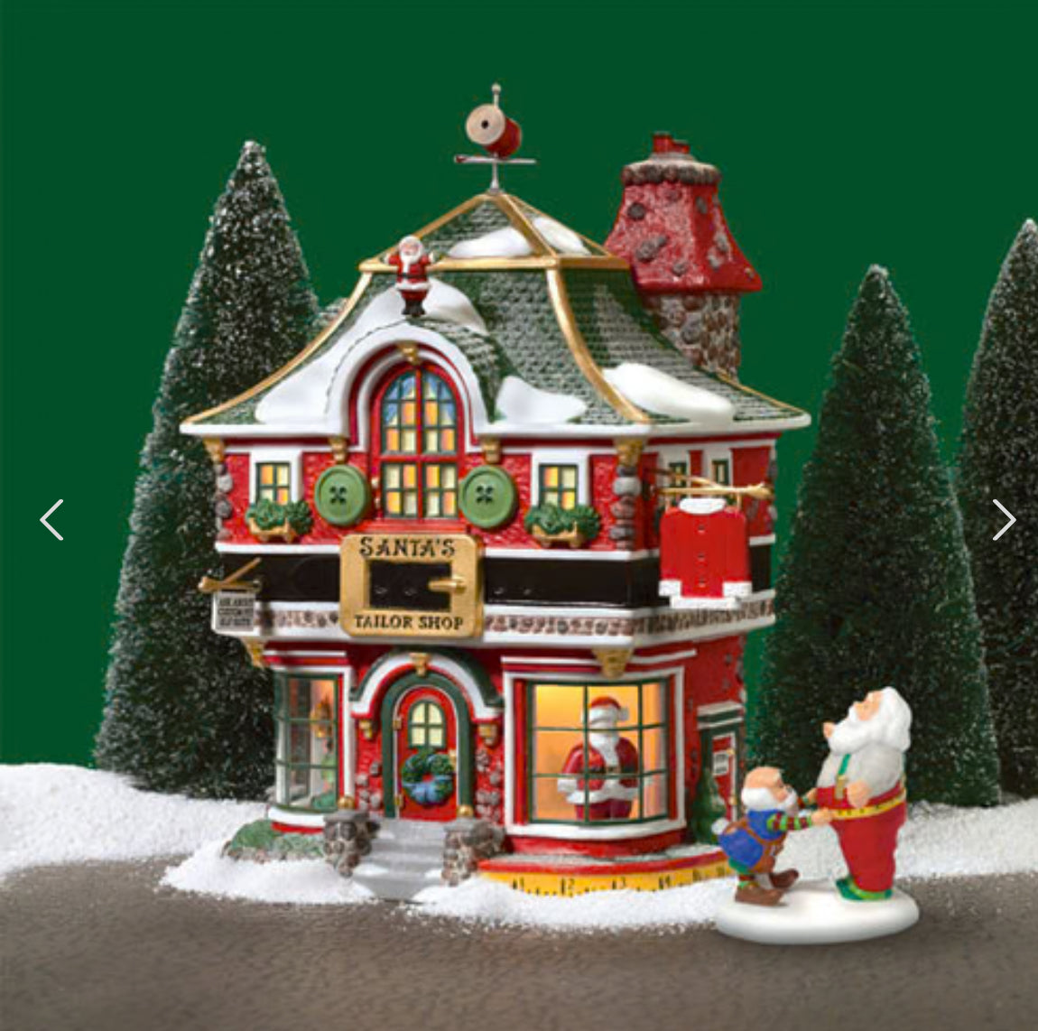 Department 56 - North Pole Village - Santa's Tailor Shop