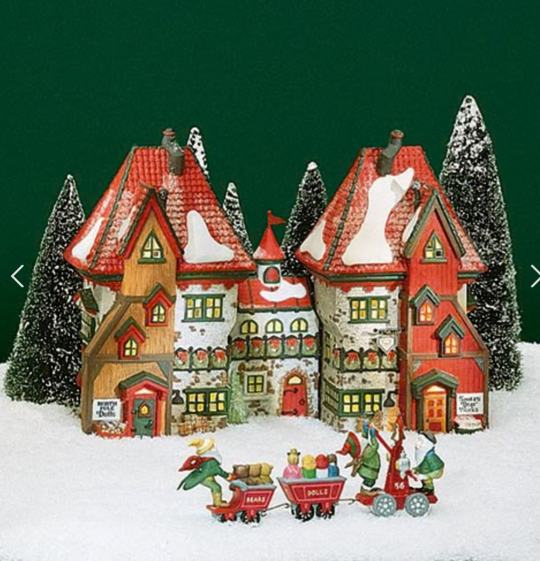 Department 56 - North Pole Village - North Pole Dolls & Santa's Bear Works