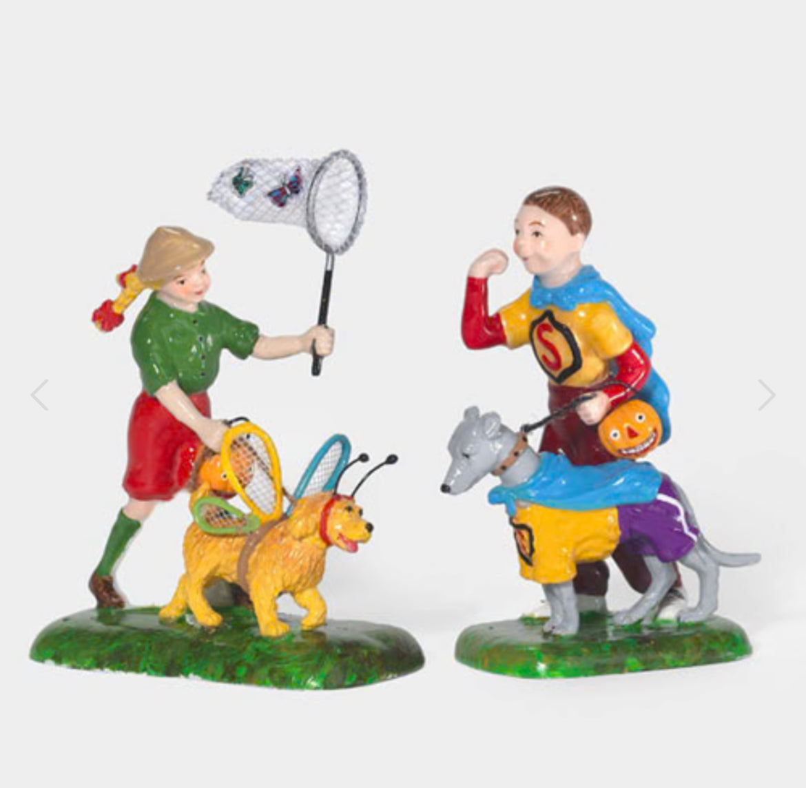 Department 56 - Snow Village - Halloween - Canine Trick-Or-Treaters