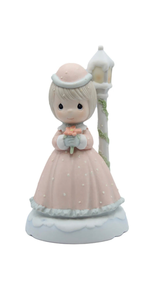 The Light Of The World Is Jesus (Musical) - Precious Moment Figurine