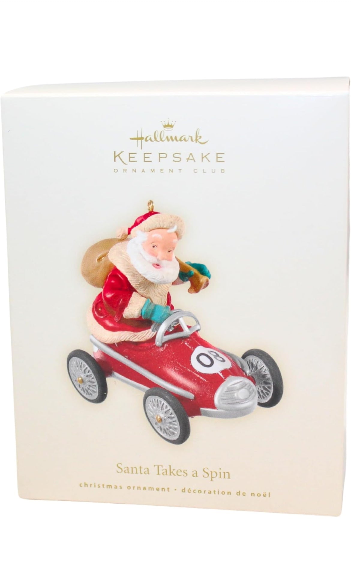 Hallmark 2008 Keepsake Ornament - Santa Takes A Spin