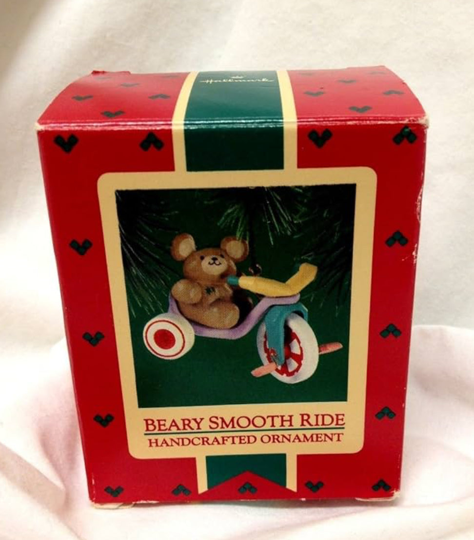 Hallmark 1985 Keepsake Ornament - Beary Smooth Ride