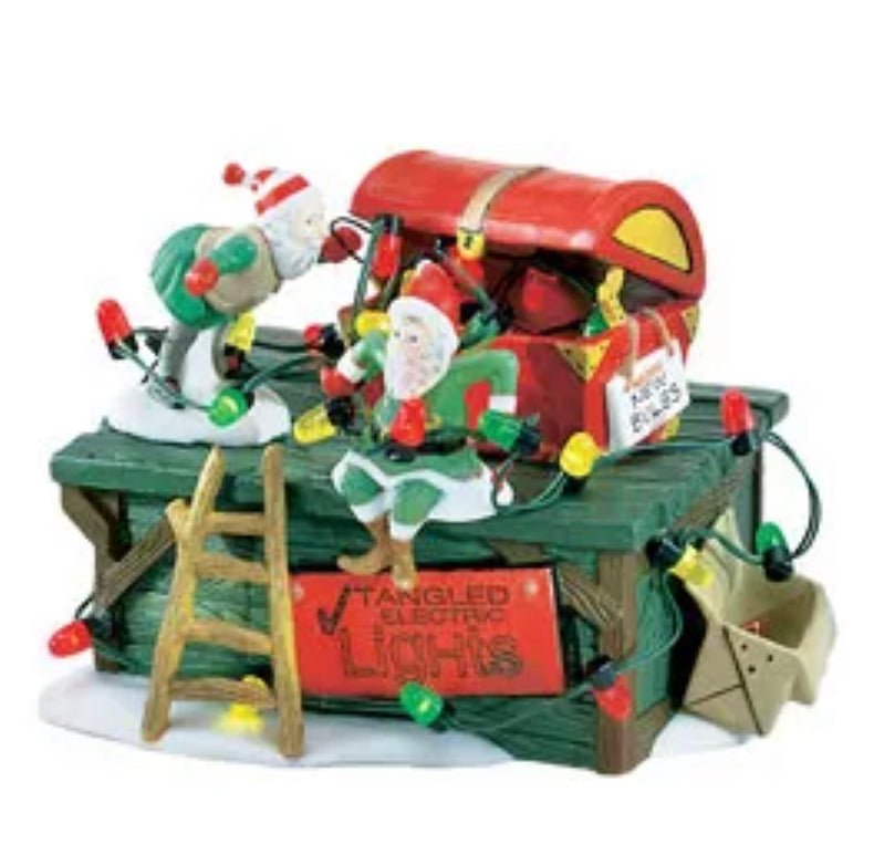 Department 56 - North Pole Village - Untangle The Christmas Lights 56374