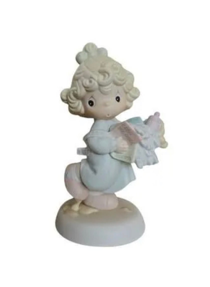 Lord, Help Me Stick To My Job - Precious Moment Figurine