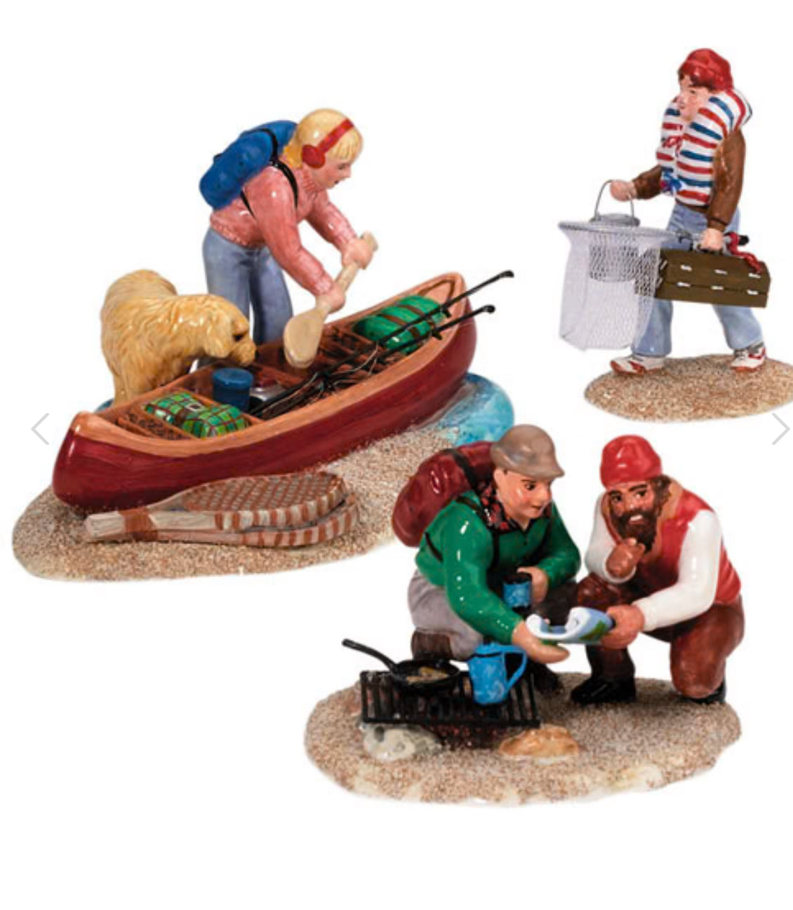 Department 56 - Snow Village - Family Canoe Trip