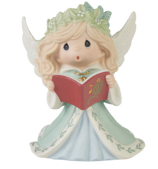 Wishing You Joyful Sounds Of The Season - Annual Angel Precious Moments Figurine
