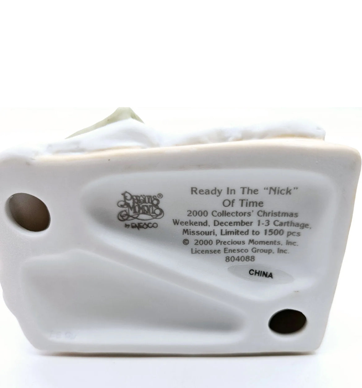 Ready In The "Nick" Of Time- Precious Moment Figurine