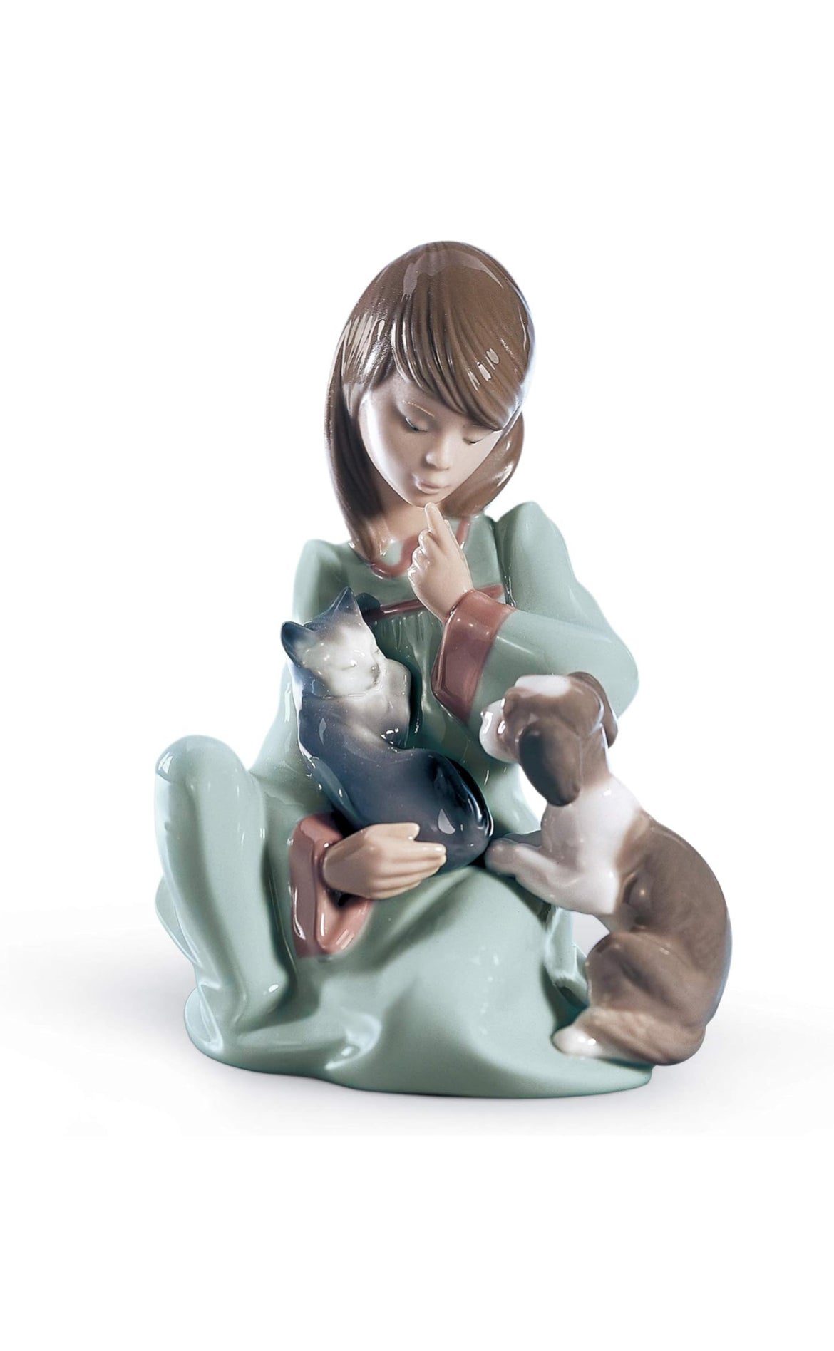 Lladro - Cat Nap - Porcelain Figurine
