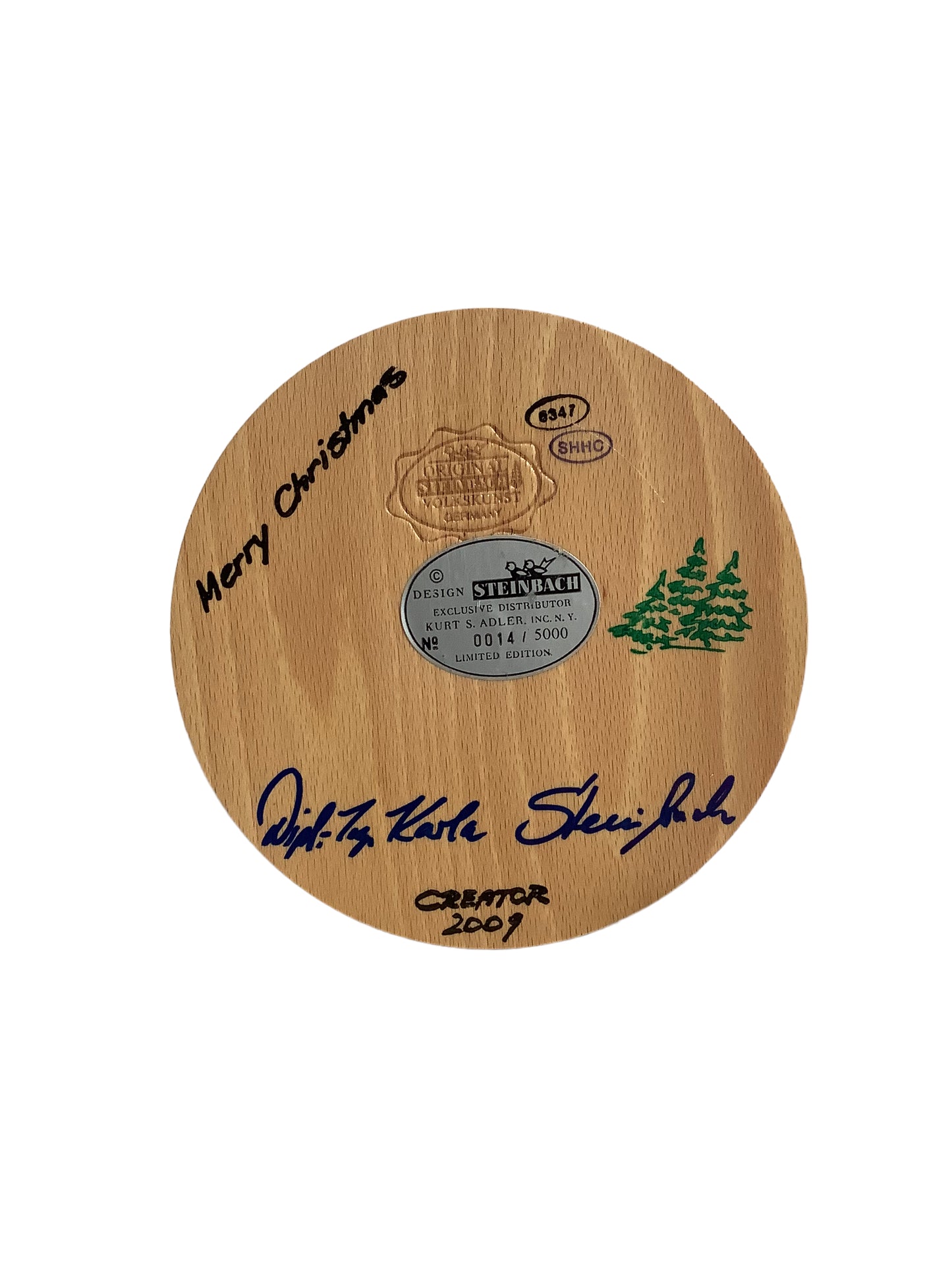 Steinbach Limited Edition Nutcracker - Mistletoe Santa *Autographed*