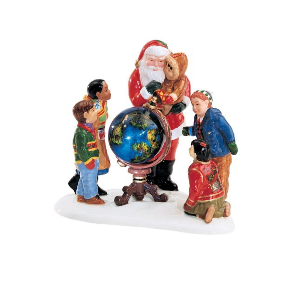 Department 56 - Snow Village - Santa Comes To Town , 2000