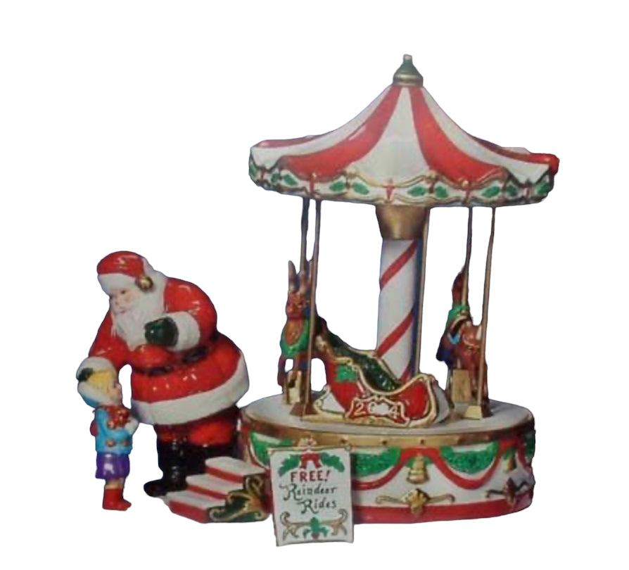Department 56 - Snow Village - Santa Comes To Town , 2004