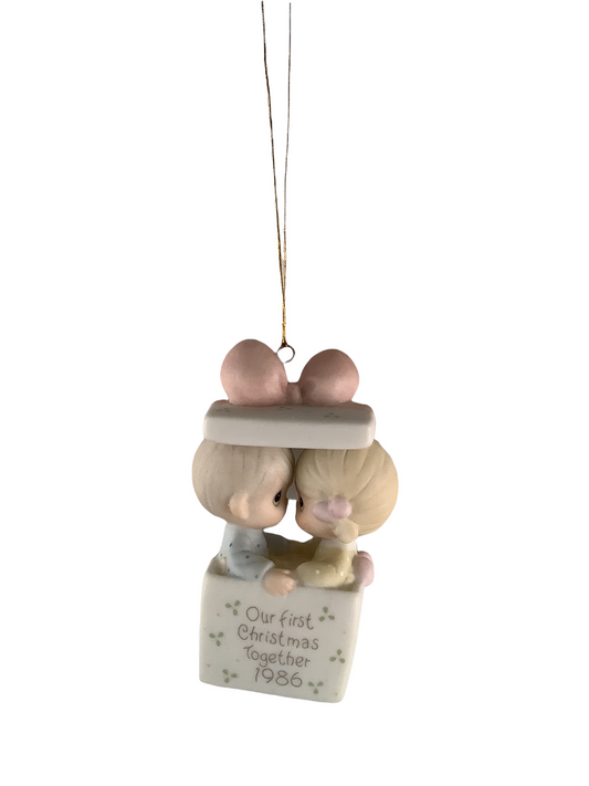Our First Christmas Together 1986 - Precious Moment Ornament
