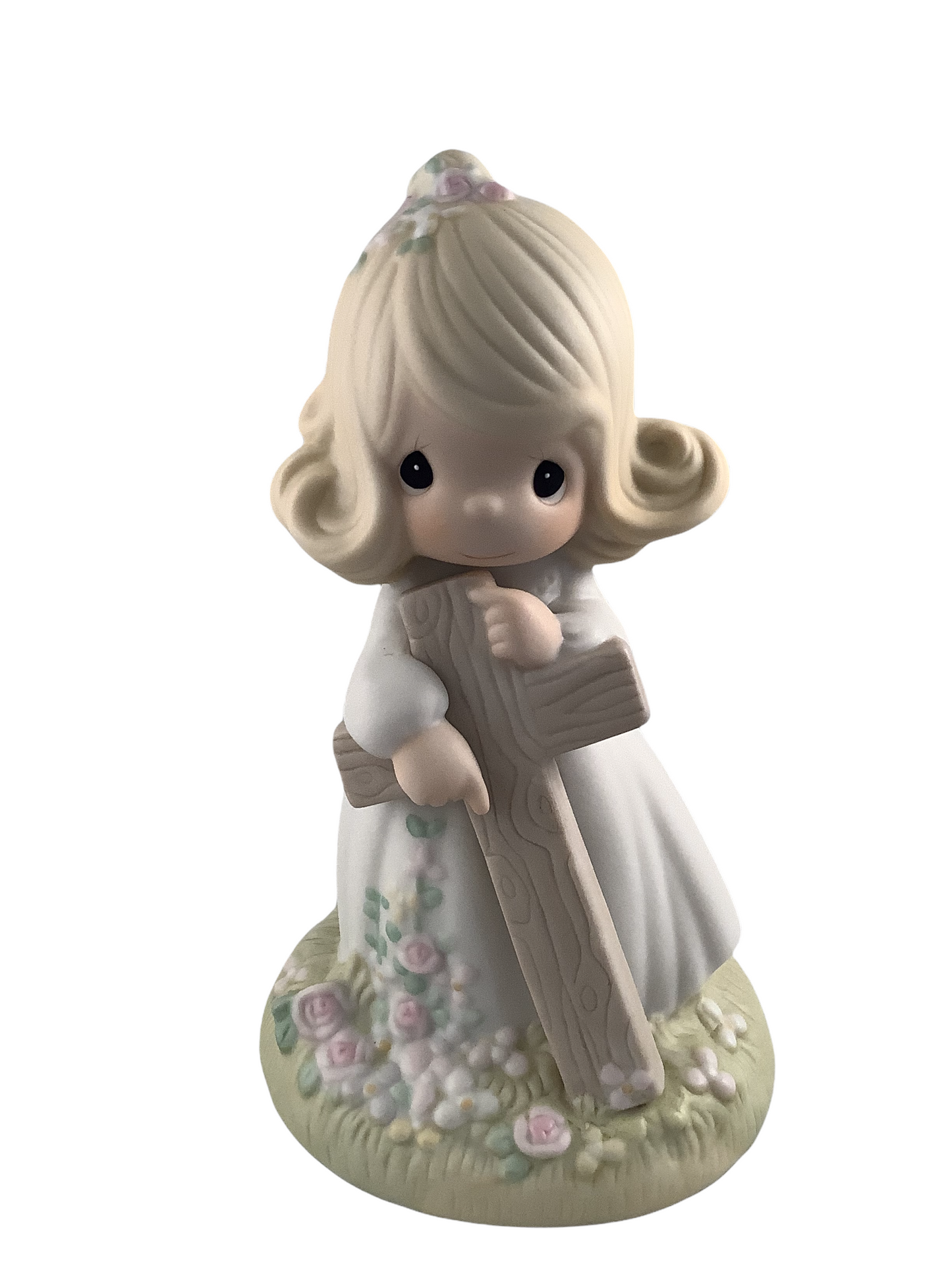 I Believe In The Old Rugged Cross - Precious Moment Figurine