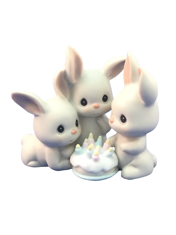 Another Year And More Grey Hares - Precious Moment Figurine