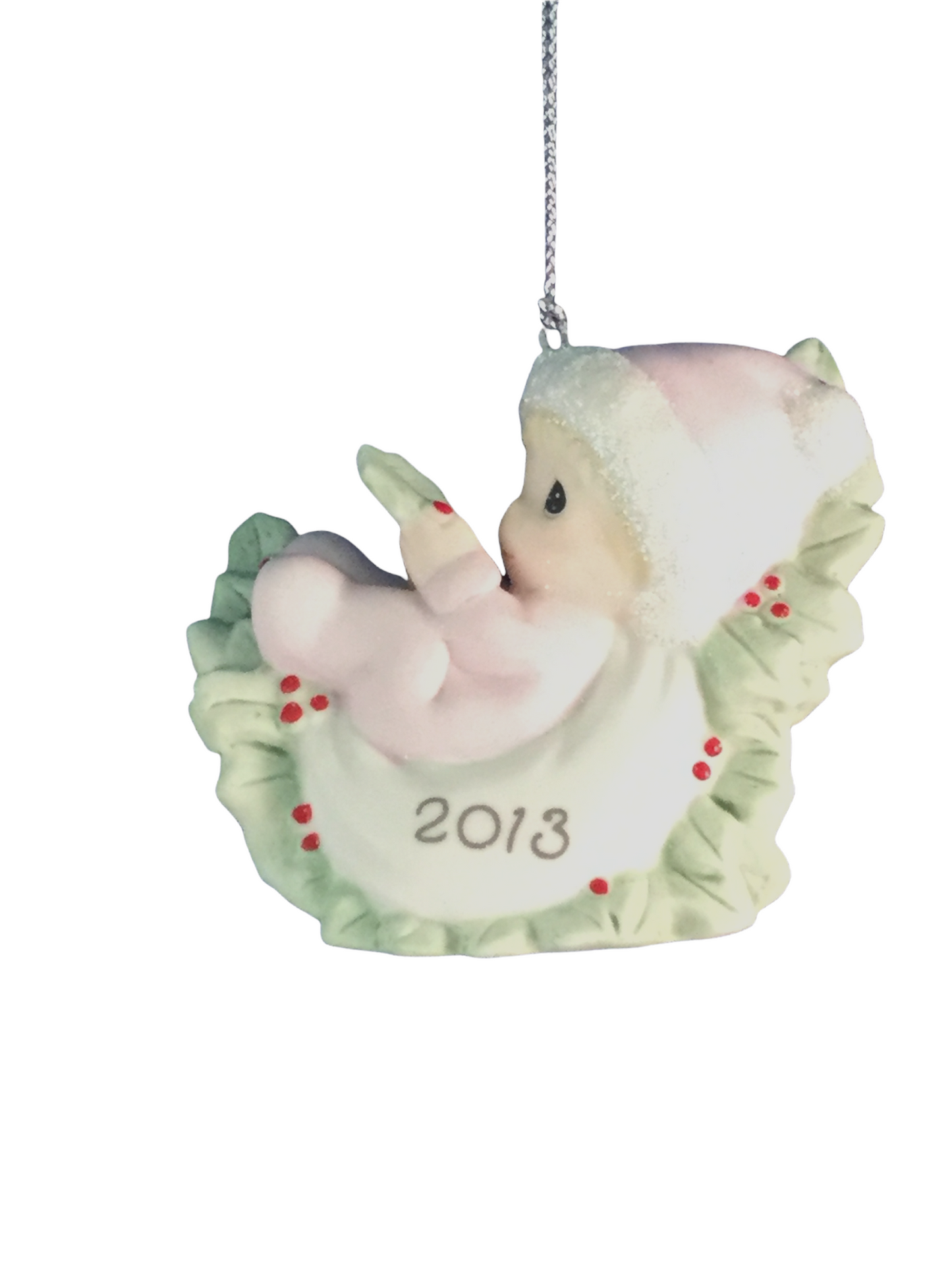 Baby's First Christmas 2013 (Girl)- Precious Moment Ornament