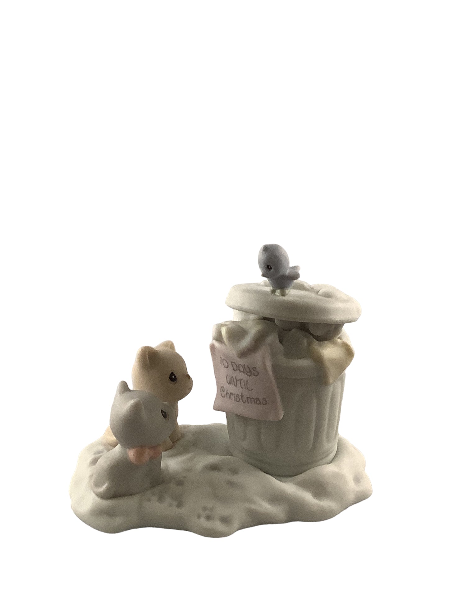 Garbage Can - Precious Moment Figurine