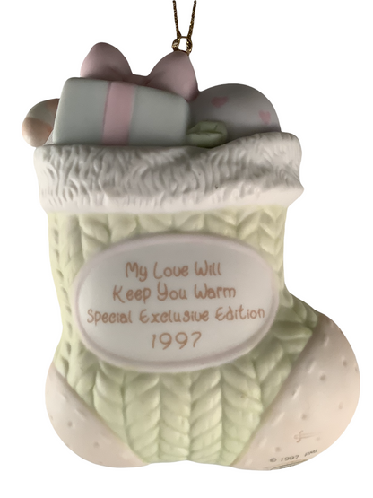 My Love Will Keep You Warm - Precious Moment Ornament