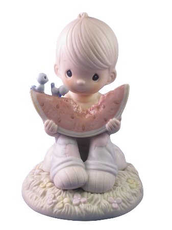 Water-Meloncholy Day Without You - Precious Moment Figurine
