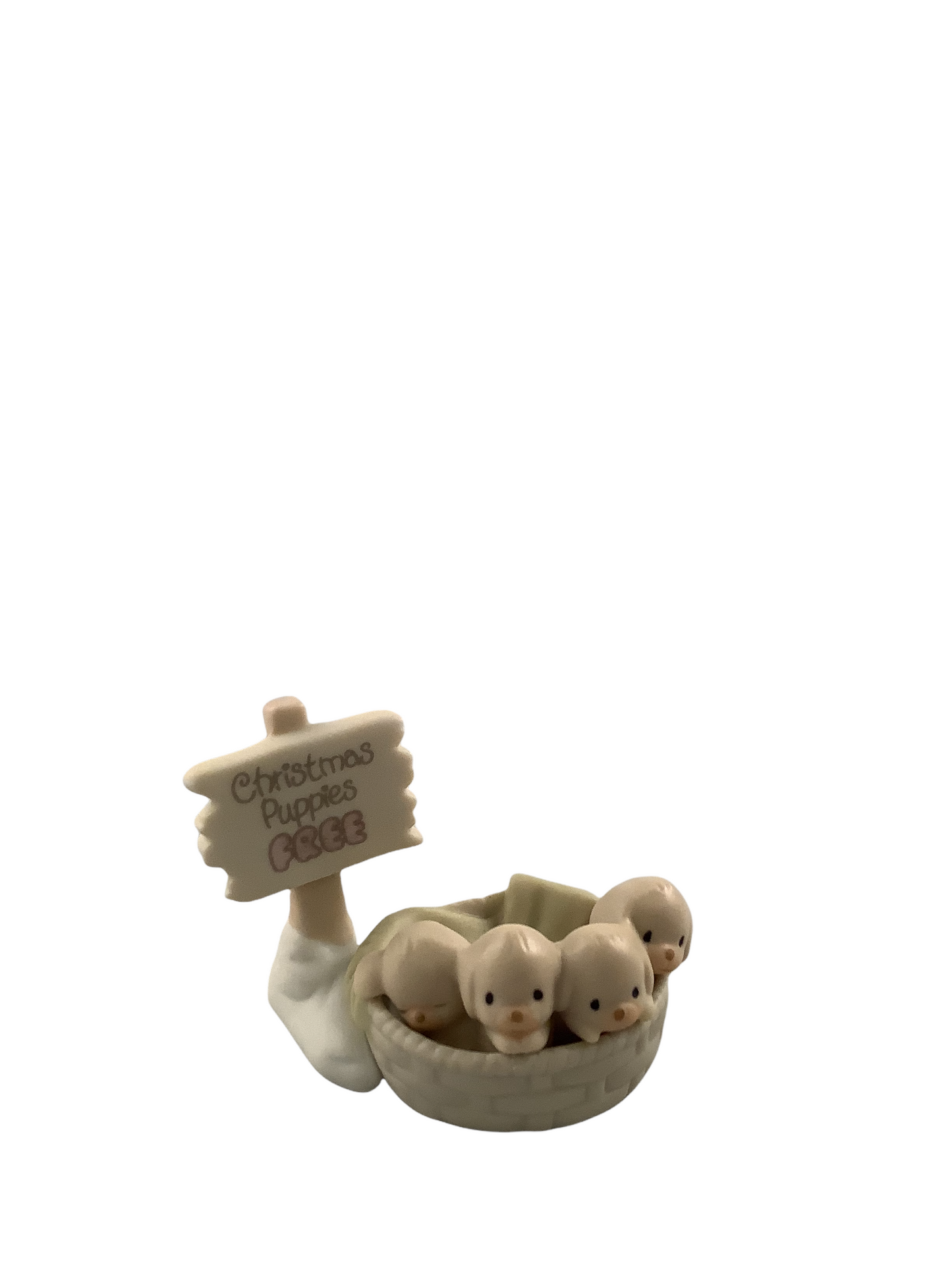 Free Christmas Puppies - Precious Moment Figurine